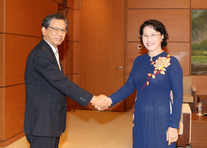 Chủ tịch Quốc hội Nguyễn Thị Kim Ngân tiếp Đại sứ Nhật Bản ảnh 1