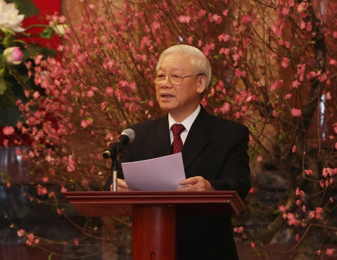 Tổng Bí thư Nguyễn Phú Trọng chúc Tết đồng bào và chiến sỹ cả nước ảnh 1