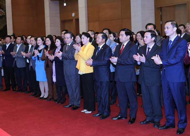 Chúc Tết lãnh đạo, cán bộ công chức của Văn phòng Quốc hội ảnh 1