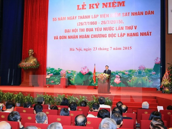 Chủ tịch nước giao nhiệm vụ năm 2016 cho ngành kiểm sát nhân dân ảnh 1