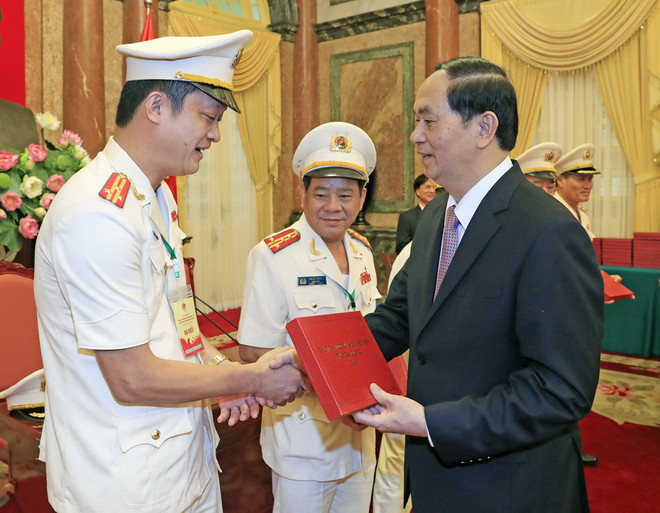 Chủ tịch nước biểu dương đại biểu điển hình của lực lượng cảnh sát ảnh 1