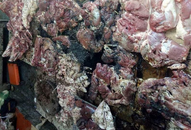 Khởi tố vụ án hất chất bẩn vào quầy bán thịt lợn ở Hải Phòng ảnh 1