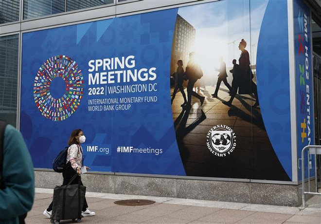 Trụ sở Quỹ Tiền tệ Quốc tế (IMF) tại Washington DC. (Ảnh: THX/TTXVN) Tổng Giám đốc Quỹ Tiền tệ Quốc tế kêu gọi duy trì hợp tác trong G20 ảnh 1