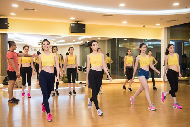 Thí sinh Hoa hậu Việt Nam đua nhau đấu boxing để giữ dáng ảnh 11
