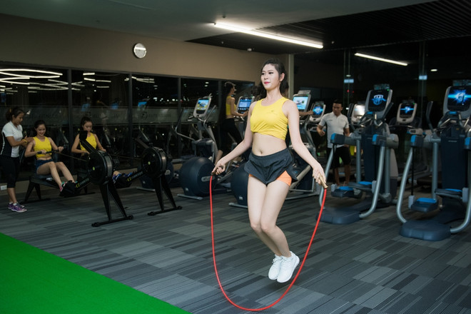 Thí sinh Hoa hậu Việt Nam đua nhau đấu boxing để giữ dáng ảnh 9