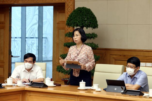 Phó Tổng Giám đốc TTXVN Vũ Việt Trang phát biểu. (Ảnh: Phạm Kiên/TTXVN) 19 tỉnh, thành phía Nam triển khai '2 mũi giáp công' để chống dịch ảnh 2