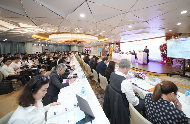 Quang cảnh đại hội cổ đông của TPBank. (Nguồn: TPBank) tpbank 4.jpg