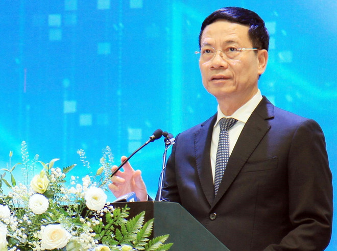 Bộ trưởng Bộ Thông tin và Truyền thông Nguyễn Mạnh Hùng. (Nguồn: TTXVN) ttxvn_bo truong nguyen manh hung.jpg