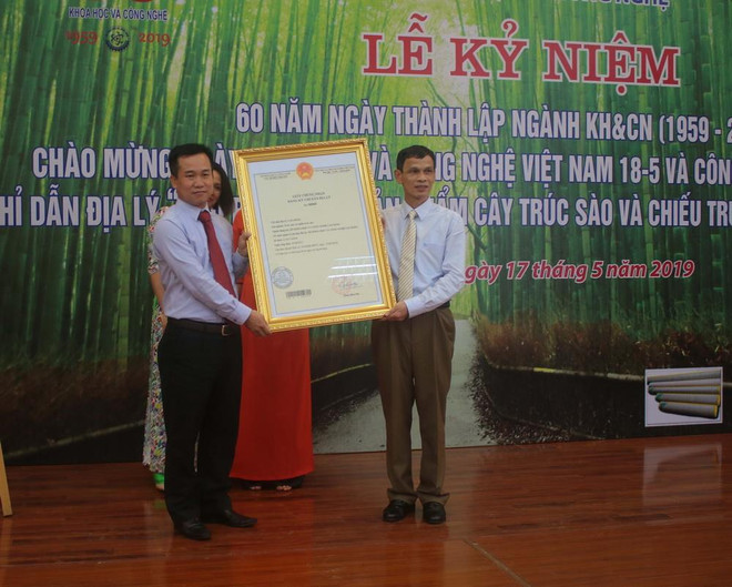 Cây trúc sào và chiếu trúc sào Cao Bằng được bảo hộ chỉ dẫn địa lý ảnh 1