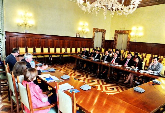 Việt Nam-Italy trao đổi kinh nghiệm về lĩnh vực thanh tra nhà nước ảnh 1