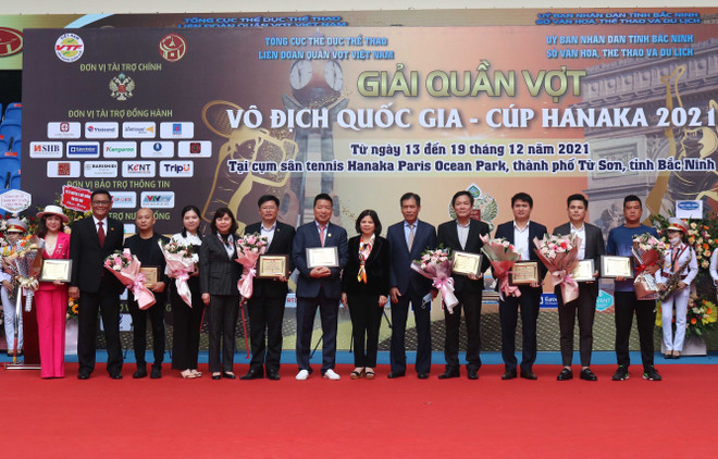 Khai mạc Giải Quần vợt vô địch quốc gia cúp Hanaka 2021 ảnh 1