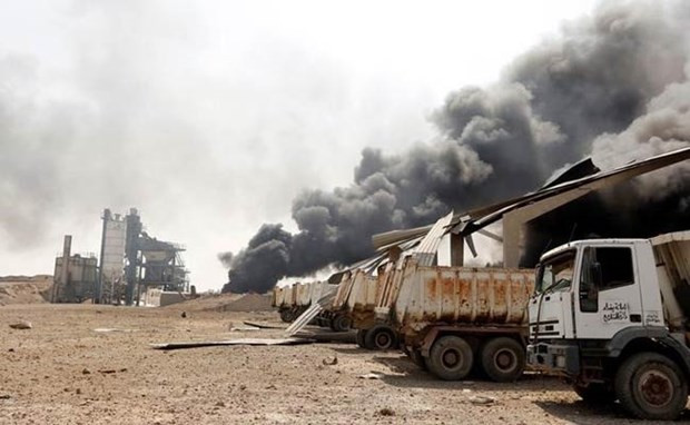 Tấn công tên lửa nhằm vào Vùng Xanh tại thủ đô Baghdad của Iraq ảnh 1