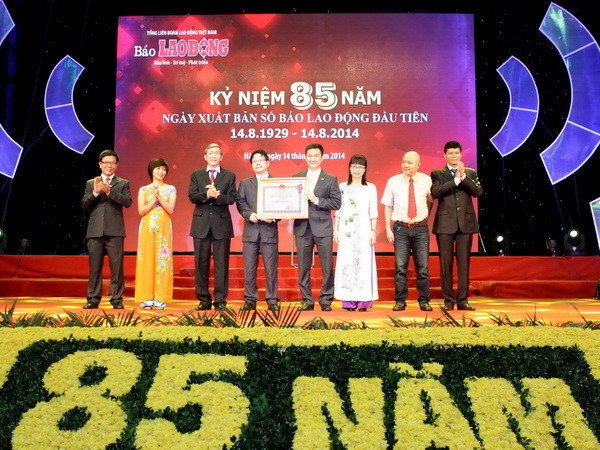 Báo Lao Động kỷ niệm 85 năm ngày xuất bản số báo đầu tiên ảnh 1
