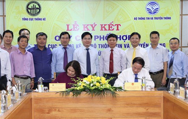 Ký kết quy chế phối hợp chia sẻ dữ liệu và thông tin thống kê ảnh 1