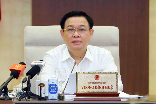 Chủ tịch Quốc hội Vương Đình Huệ phát biểu. (Ảnh: Doãn Tấn/TTXVN) Chú trọng giám sát chất lượng công tác xây dựng, phê duyệt quy hoạch ảnh 2