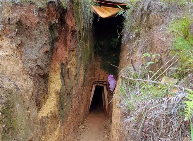 Lâm Đồng: Bắt quả tang 4 đối tượng khai thác thiếc trái phép ảnh 1