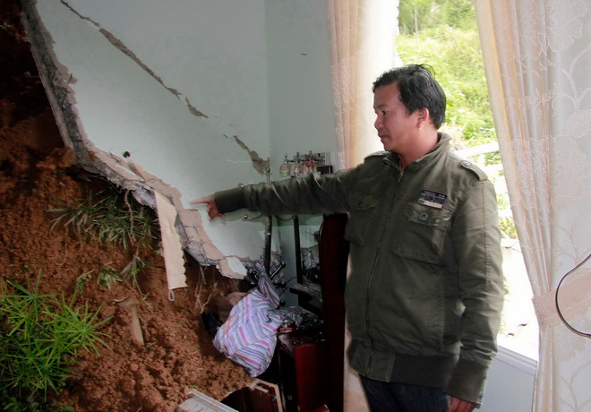 Lâm Đồng: Sạt lở đất gây sập một căn nhà ở thành phố Đà Lạt ảnh 1