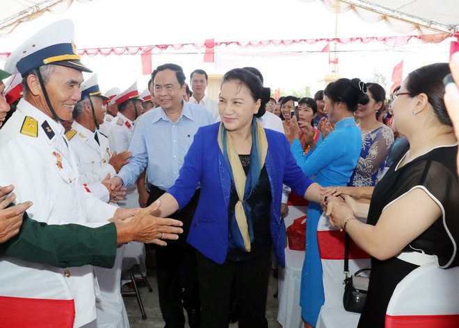 Chủ tịch Quốc hội dự Ngày hội Đại đoàn kết toàn dân tộc tại Thái Bình ảnh 2