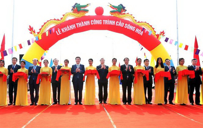 Khánh thành cầu sông Hóa nối Hải Phòng với Thái Bình ảnh 1