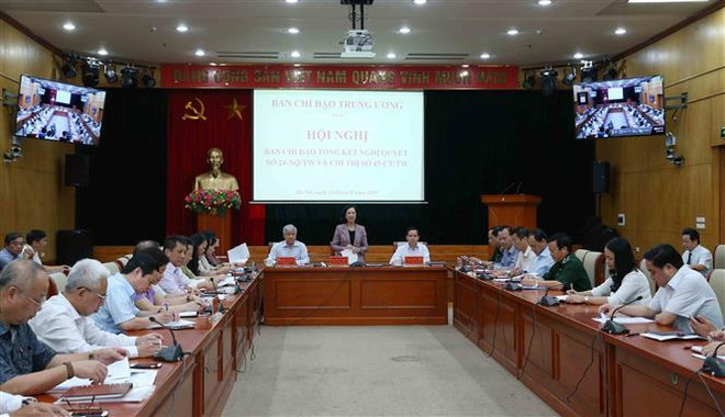Quang cảnh hội nghị. (Ảnh: Phương Hoa/TTXVN) Chú trọng việc xây dựng đội ngũ cán bộ người dân tộc thiểu số ảnh 2