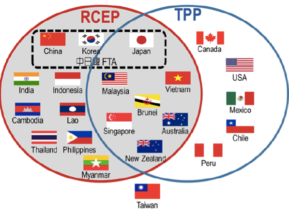 Đàm phán RCEP có thể chệch hướng nếu bổ sung thành tố trong TPP ảnh 1