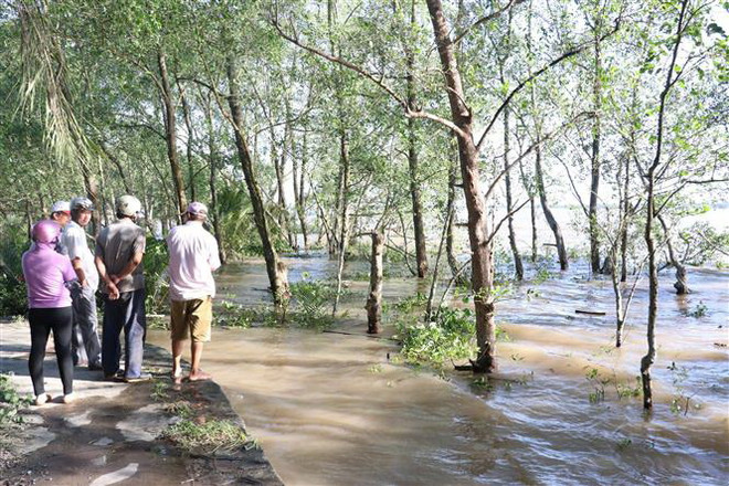 Tìm thấy thi thể một nạn nhân trong vụ chìm sà lan trên sông Tiền ảnh 1