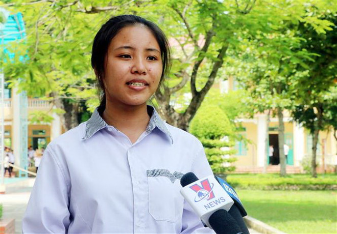 Nỗ lực vượt khó của nữ thủ khoa khối C đất học Nam Định ảnh 1