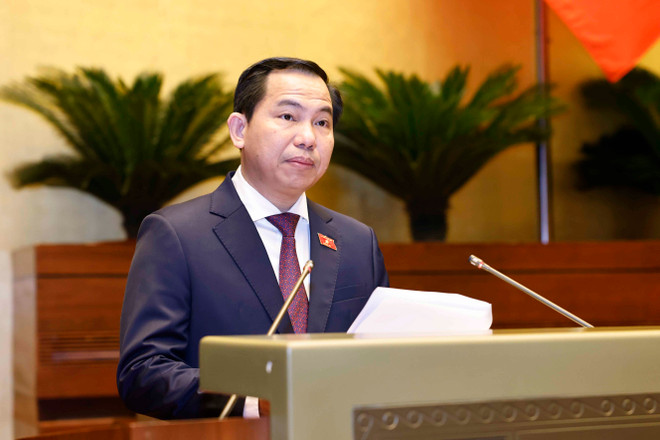 Chủ nhiệm Ủy ban Tài chính, Ngân sách của Quốc hội Lê Quang Mạnh. (Ảnh: TTXVN phát) vna_potal_ky_hop_thu_7_quoc_hoi_khoa_xv_thao_luan_ve_du_an_luat_di_san_van_hoa_sua_doi_7449308.jpg