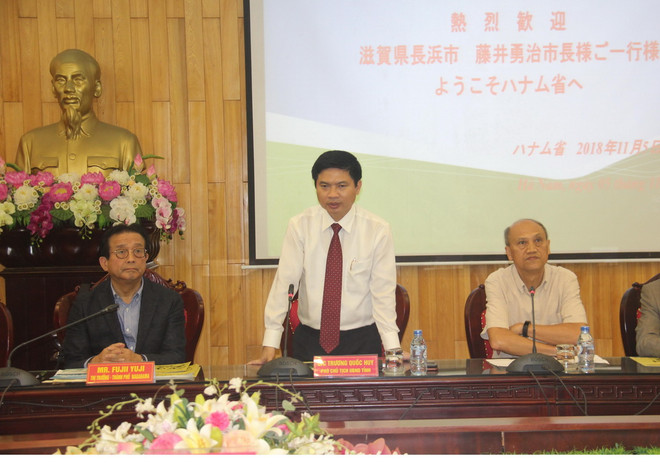 Doanh nghiệp Nhật Bản tìm hiểu môi trường đầu tư tại Hà Nam ảnh 1