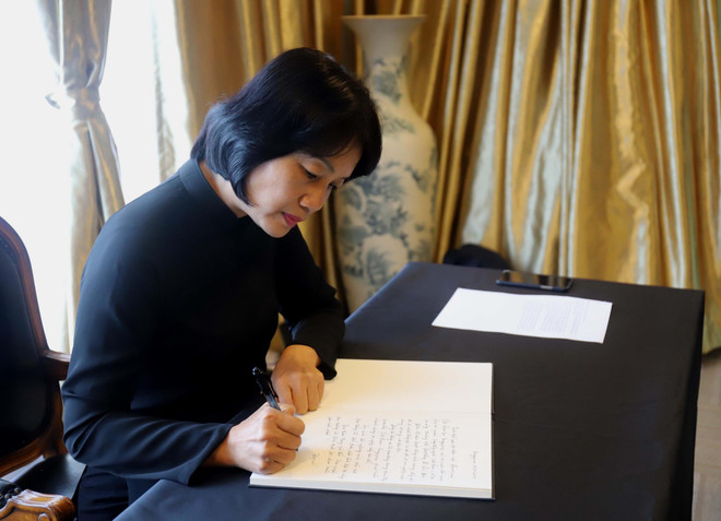 Lễ viếng đồng chí Lê Đức Anh tại Nga, Singapore và New Zealand ảnh 3