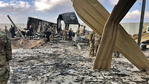 Căn cứ không quân Ain al-Asad (Nguồn: kurdistan24.net) Iraq bắt một chỉ huy dân quân liên quan vụ tấn công căn cứ Mỹ ảnh 1