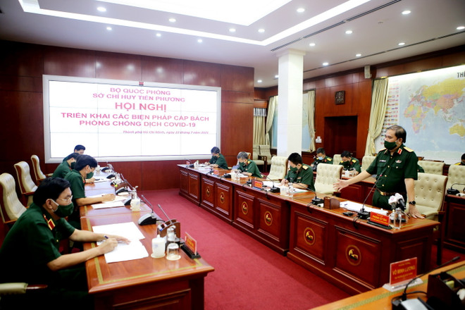 Sở Chỉ huy tiền phương Bộ Quốc phòng triển khai giải pháp phòng dịch ảnh 1