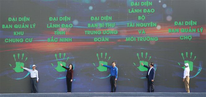 Ngày hội 'Thanh niên hành động chống rác thải nhựa' tại Bắc Ninh ảnh 2