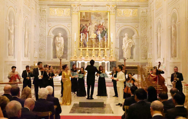 Chương trình hòa nhạc kỷ niệm 50 năm Quan hệ Ngoại giao Việt Nam-Italy ảnh 4