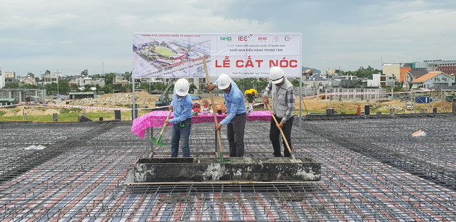 Dự án Thành phố giáo dục IEC Quảng Ngãi sẽ cất nóc vào cuối tháng 9 ảnh 2