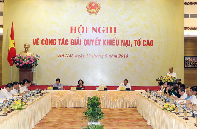 Hình ảnh Thủ tướng chủ trì Hội nghị về giải quyết khiếu nại, tố cáo ảnh 4