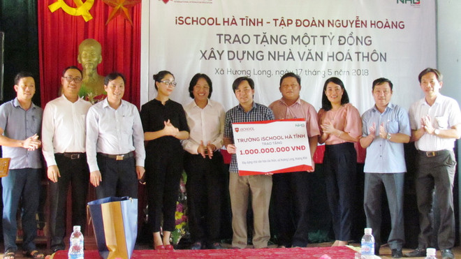 Tập đoàn Nguyễn Hoàng tặng 1 tỷ đồng xây dựng nhà văn hóa thôn ảnh 1