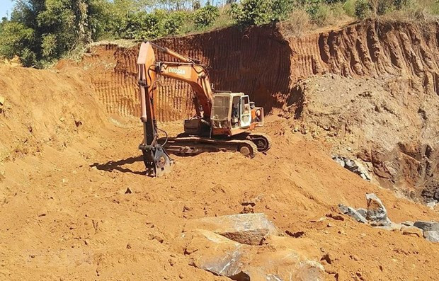 Ảnh minh họa. (Nguồn: TTXVN) Phú Yên đấu giá 41 mỏ khoáng sản làm vật liệu xây dựng thông thường ảnh 1