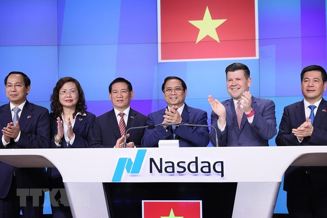 Thủ tướng Chính phủ Phạm Minh Chính làm việc với lãnh đạo Nasdaq ảnh 1