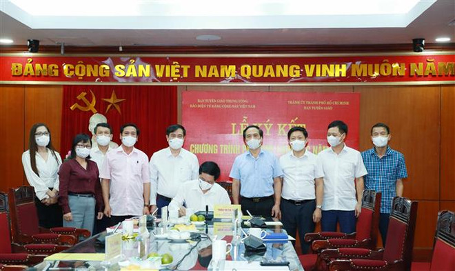 Báo điện tử Đảng Cộng sản và Thành ủy TP.HCM phối hợp truyền thông​ ảnh 2