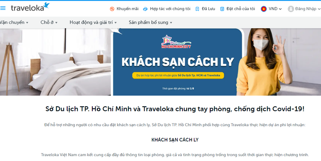 Người dân TP.HCM có thể tự đặt phòng khách sạn khi có nhu cầu cách ly ảnh 1