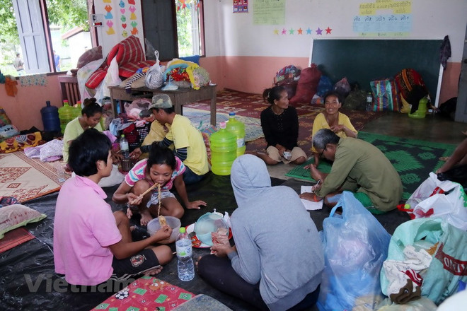 Cuộc sống khó khăn của dân ở Sanamxay sau sự cố vỡ đập thủy điện ảnh 1