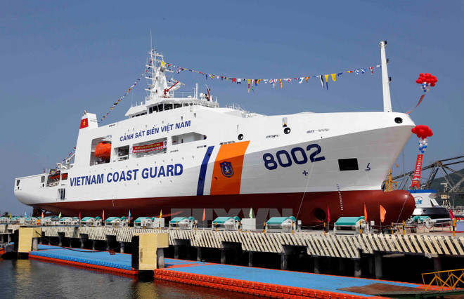 Đà Nẵng: Hạ thủy tàu Cảnh sát biển 8005 thiết kế hiện đại ảnh 2