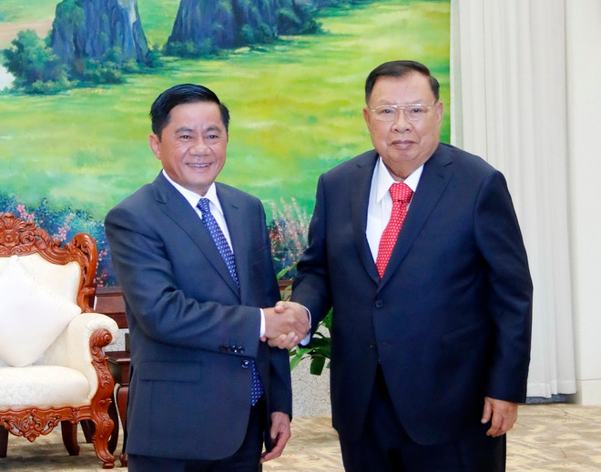 Lào muốn Việt Nam tiếp tục giúp đào tạo cán bộ kiểm tra Đảng ảnh 2