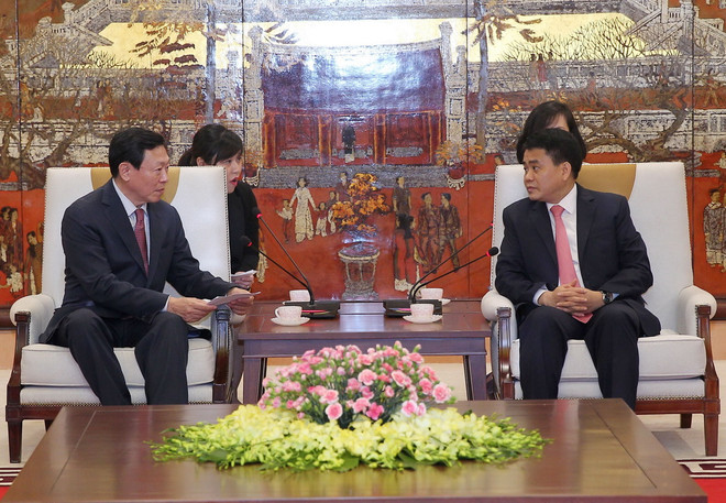 Tập đoàn Lotte nghiên cứu mở rộng đầu tư tại Hà Nội ảnh 1