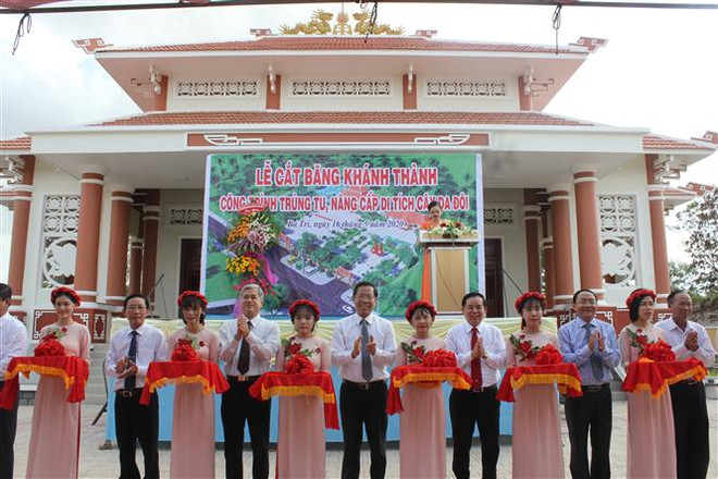 Khánh thành công trình phục chế nhà làm việc của bà Nguyễn Thị Định ảnh 1