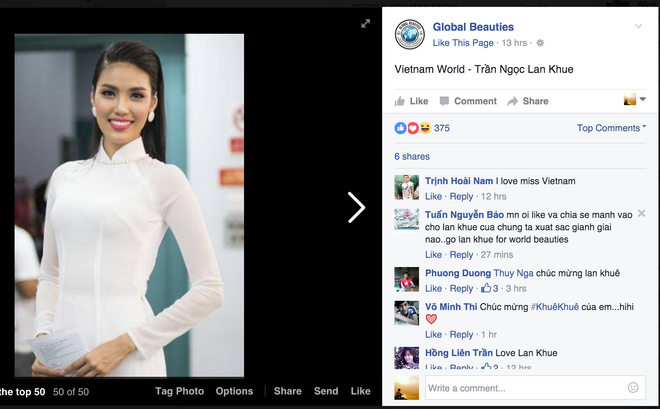 Trần Ngọc Lan Khuê lọt danh sách 50 mỹ nhân đẹp nhất thế giới ảnh 2