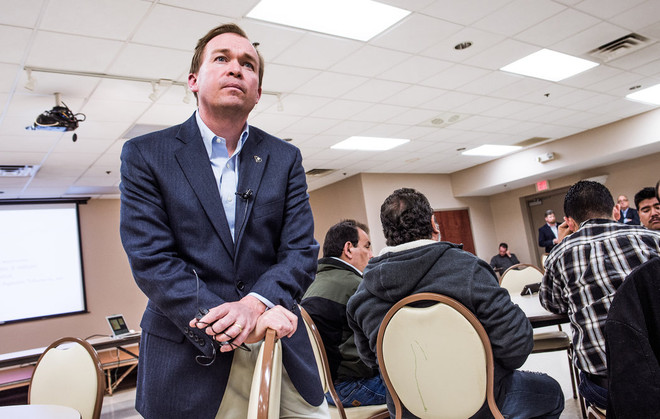 Ông Mick Mulvaney. (Nguồn: The New York Times) Ông Trump chọn Giám đốc Văn phòng quản lý và ngân sách Nhà Trắng ảnh 1