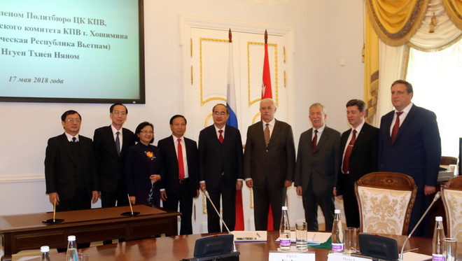 Thành phố Hồ Chí Minh và St. Petersburg tăng cường quan hệ hợp tác ảnh 1