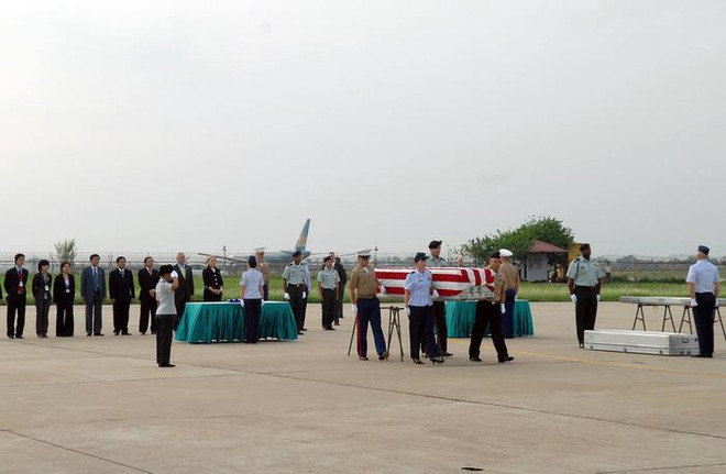 Hồi hương hai bộ hài cốt quân nhân Hoa Kỳ mất tích ở Việt Nam ảnh 1